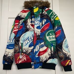 Members Only Multicolor Graphic Jacket